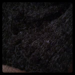 Grey footless sweater tights